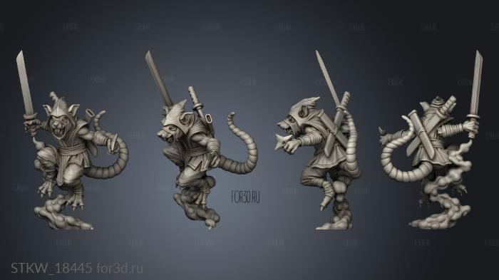 Rats Rat Smoke 3d stl модель для ЧПУ