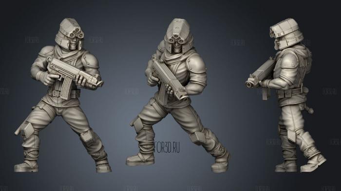 Soldier of the order stl model for CNC