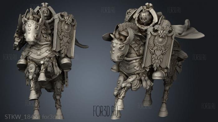 Mounted Cybernetic Cape Custodes 3d stl модель для ЧПУ