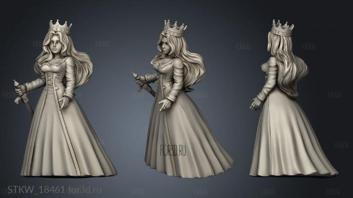 Queen Melisande 3d stl модель для ЧПУ