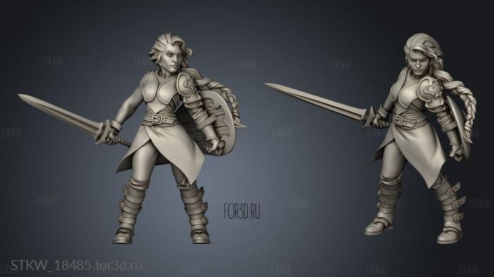 Human Ranger stl model for CNC