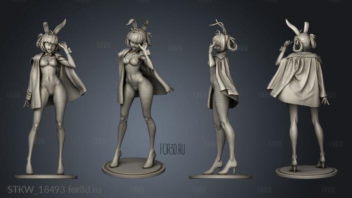 Rubim Nazuna Nanakusa bunny COAT 3d stl модель для ЧПУ