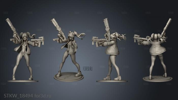 Rubim Rebecca Edgerunners 3d stl модель для ЧПУ