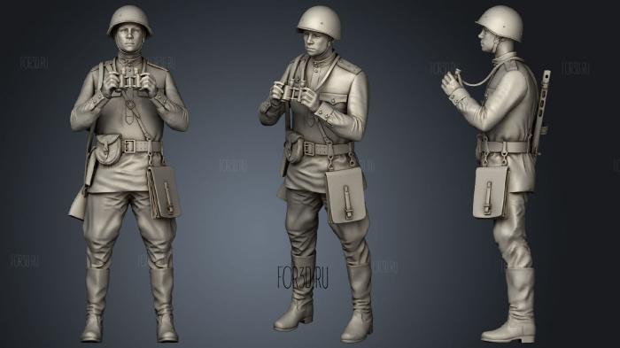 Soldiers 2 stl model for CNC