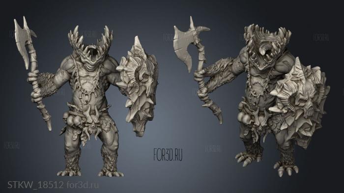 Gug Axe Shield 3d stl модель для ЧПУ