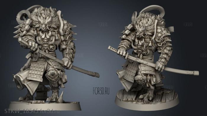 Ryuma the Cursed Dragonborn boss 3d stl модель для ЧПУ