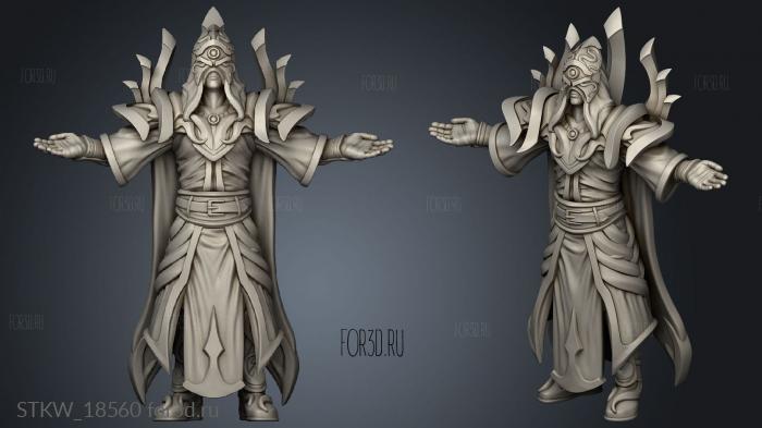 Cult Leader stl model for CNC