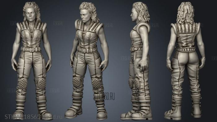 GIGERIAN HUMAN HYBRID WEAPON LANNIE stl model for CNC