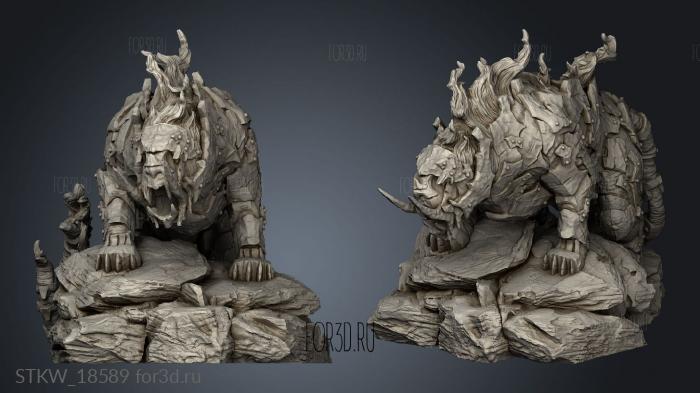 Sabertooth Titan 3d stl модель для ЧПУ