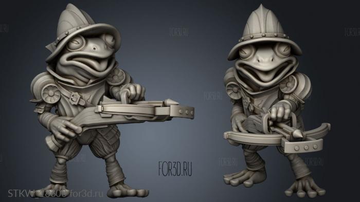 Frog Arbalest Fancy stl model for CNC