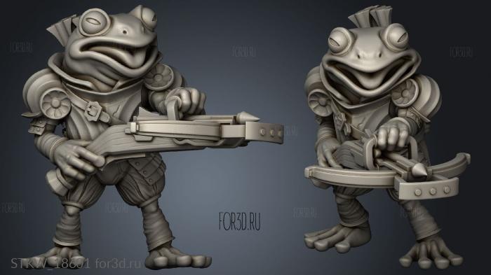 Frog Arbalest Fancy ALT stl model for CNC