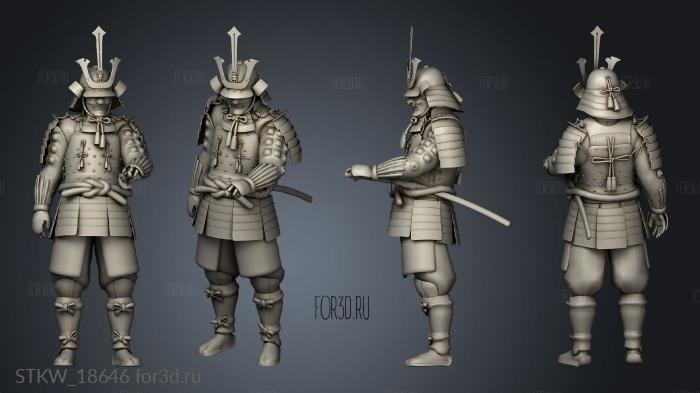 samurai the shogunate stl model for CNC