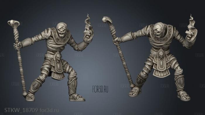 Mummy Mage 3d stl модель для ЧПУ