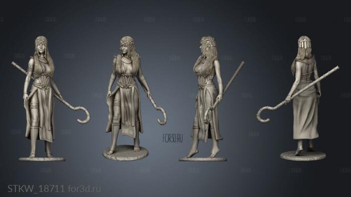 Priestess Anubis 3d stl модель для ЧПУ