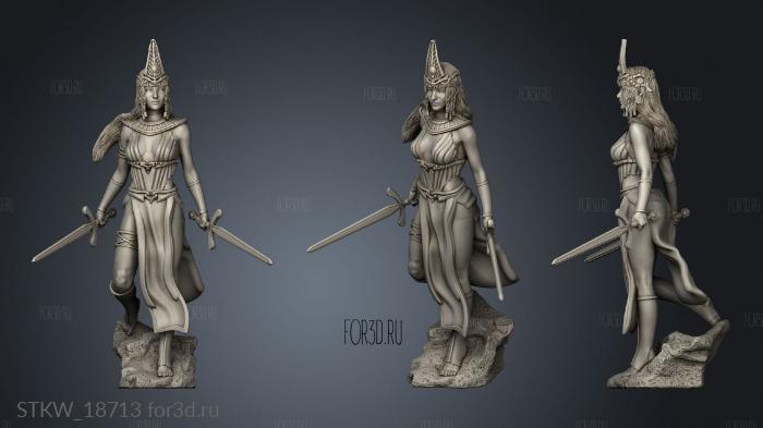 Priestess Anubis Warrior 3d stl модель для ЧПУ