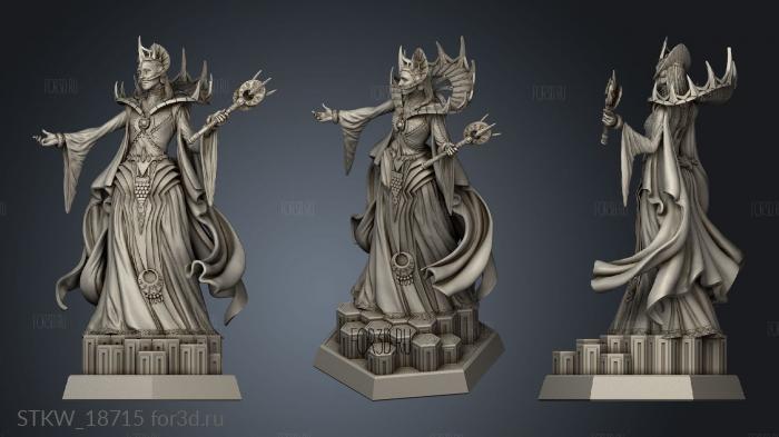 Baroness Francesca Riberdani stl model for CNC