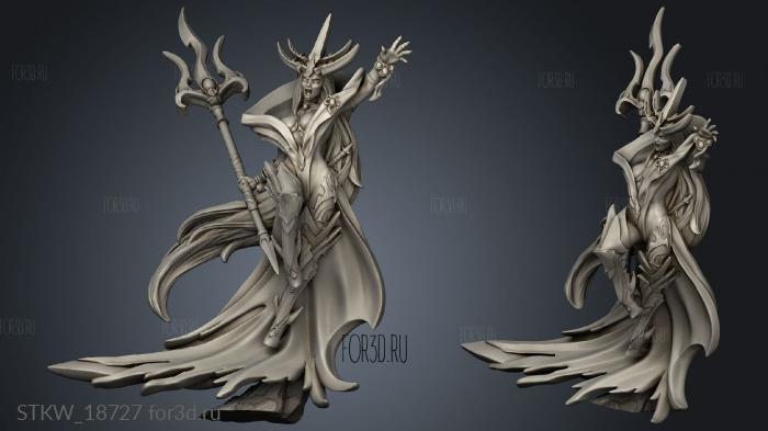 Sankuri Arch Sorceress stl model for CNC