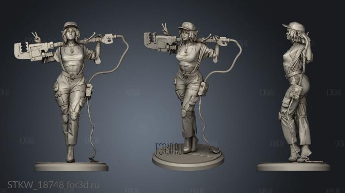 Saskia 3d stl модель для ЧПУ