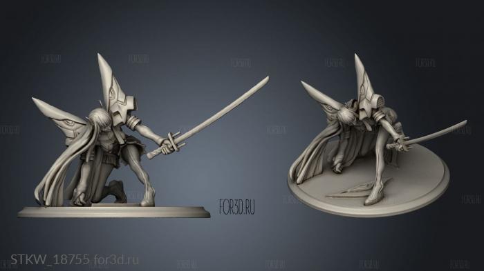 Satsuki Kiryuin Kill La character 3d stl модель для ЧПУ