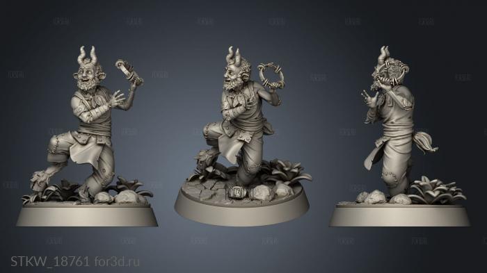 Satyr stl model for CNC