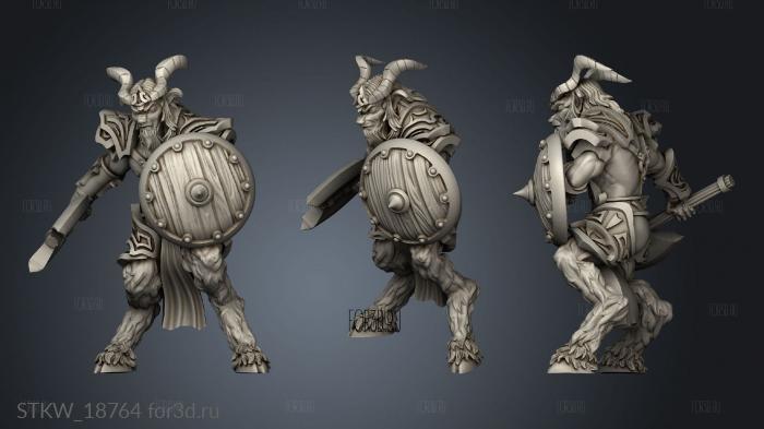 Satyr 3d stl модель для ЧПУ