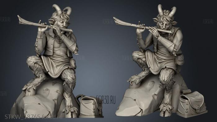 Satyr stl model for CNC