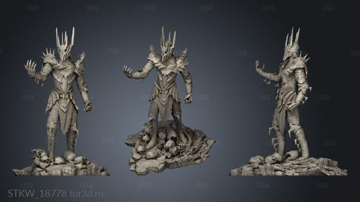 Sauron stl model for CNC