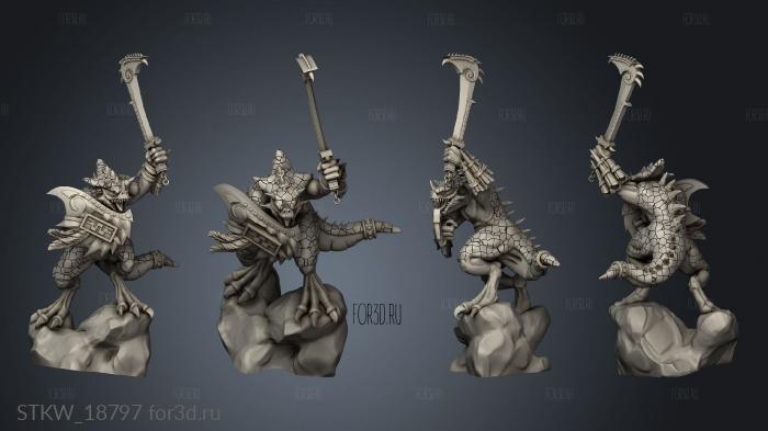 SAURUS WITH SWORD 3d stl модель для ЧПУ