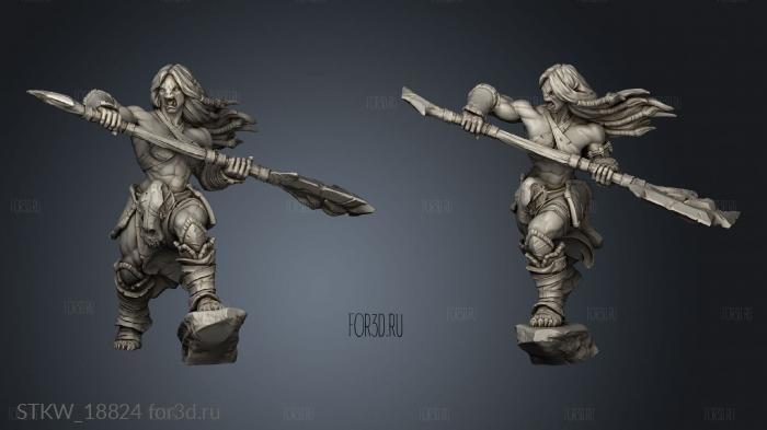 Orc Female Unit 3d stl модель для ЧПУ