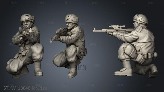 trooper knee fire 3d stl модель для ЧПУ