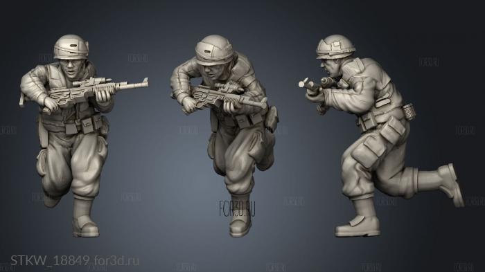 trooper run stl model for CNC