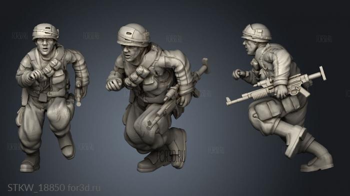 trooper run stl model for CNC