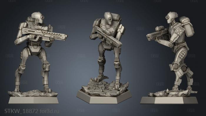 Infantrobot 3d stl модель для ЧПУ