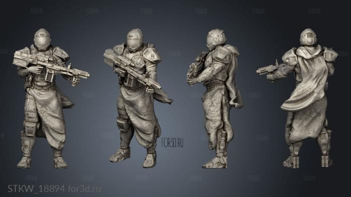 Infantry Squad stl model for CNC