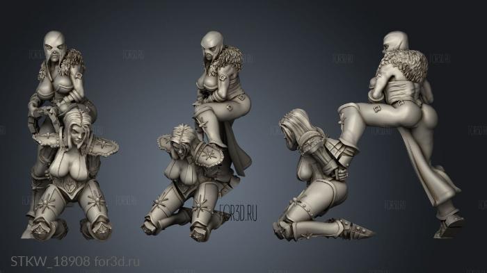 Pinup prisoner 3d stl модель для ЧПУ