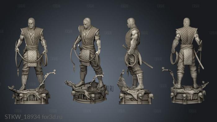 Scorpion from Mortal Kombat 3d stl модель для ЧПУ