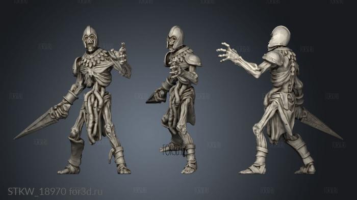 Scythrian Raised Warrior 3d stl модель для ЧПУ