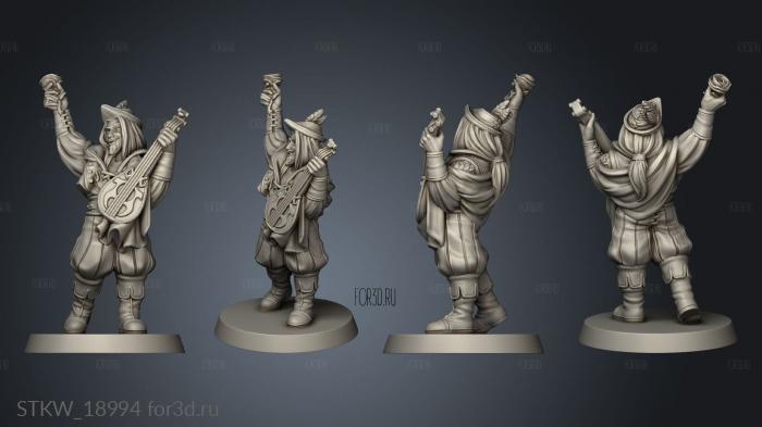 Vae Victus BARD HUMAN stl model for CNC