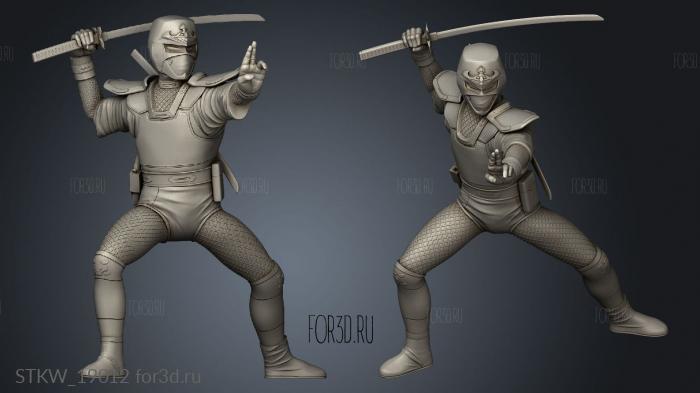 Ninja Sen Jiraiya 3d stl модель для ЧПУ