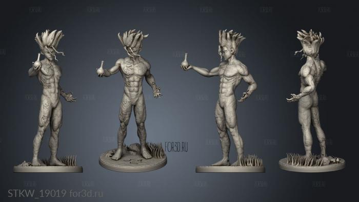 Senku Stone Cintura 3d stl модель для ЧПУ