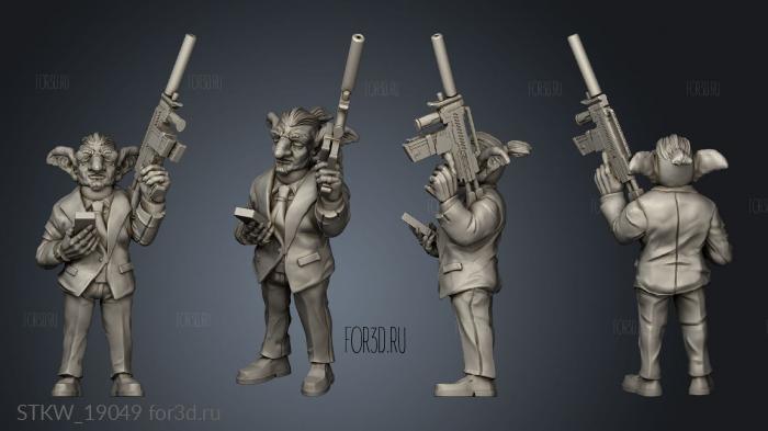 GOBLIN CORPO SEC stl model for CNC