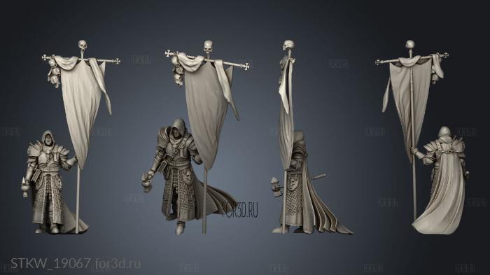 Herald Knight Banner 3d stl модель для ЧПУ