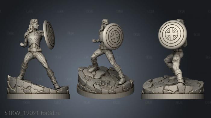 Sergeant Peggy 3d stl модель для ЧПУ