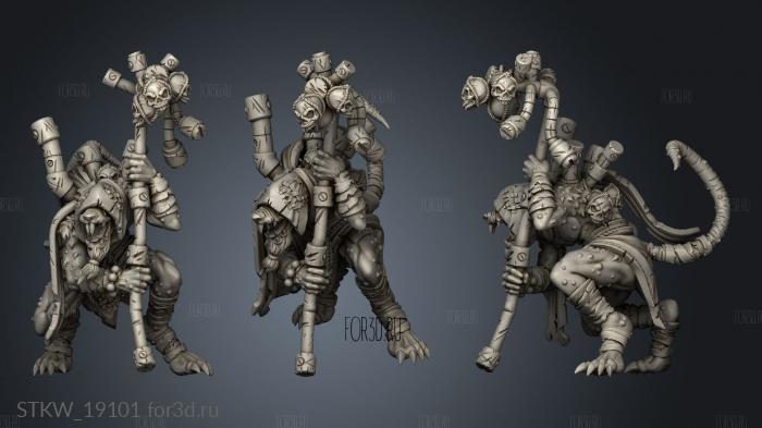 Gedore Ash Spawn Staff stl model for CNC