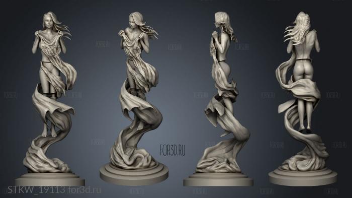 Girl general stl model for CNC