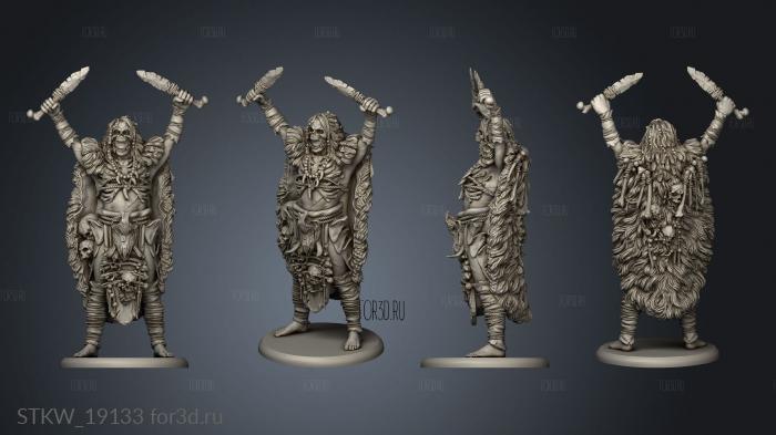 Shaman stl model for CNC