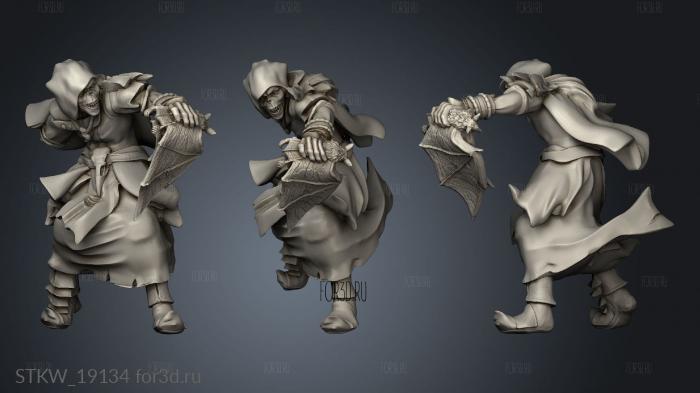 shaman on foot stl model for CNC