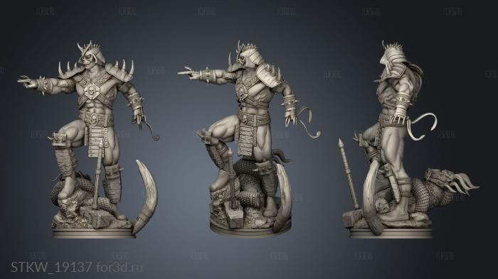 Shao Kahn from Mortal Kombat 3d stl модель для ЧПУ