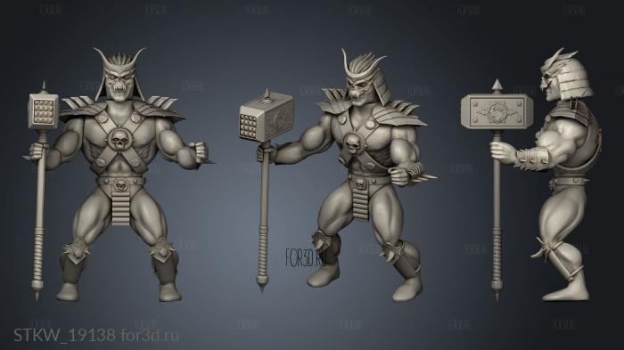 shao kahn mortal kombat motu he man 3d stl модель для ЧПУ