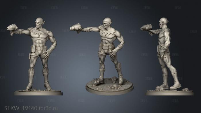 skrull stl model for CNC